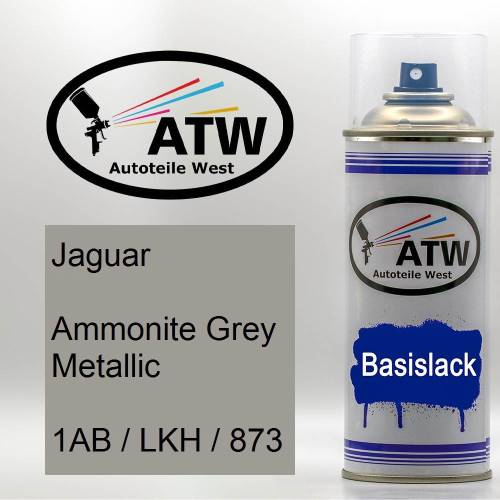 Jaguar, Ammonite Grey Metallic, 1AB / LKH / 873: 400ml Sprühdose, von ATW Autoteile West.
